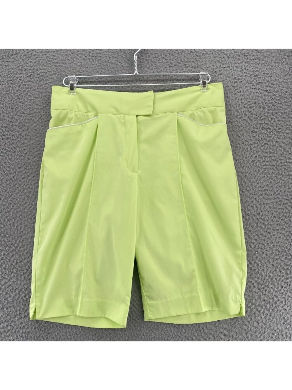Tail Shorts Womens 8 Green Stretch Golf Bermuda Pockets Activewear Lightweight